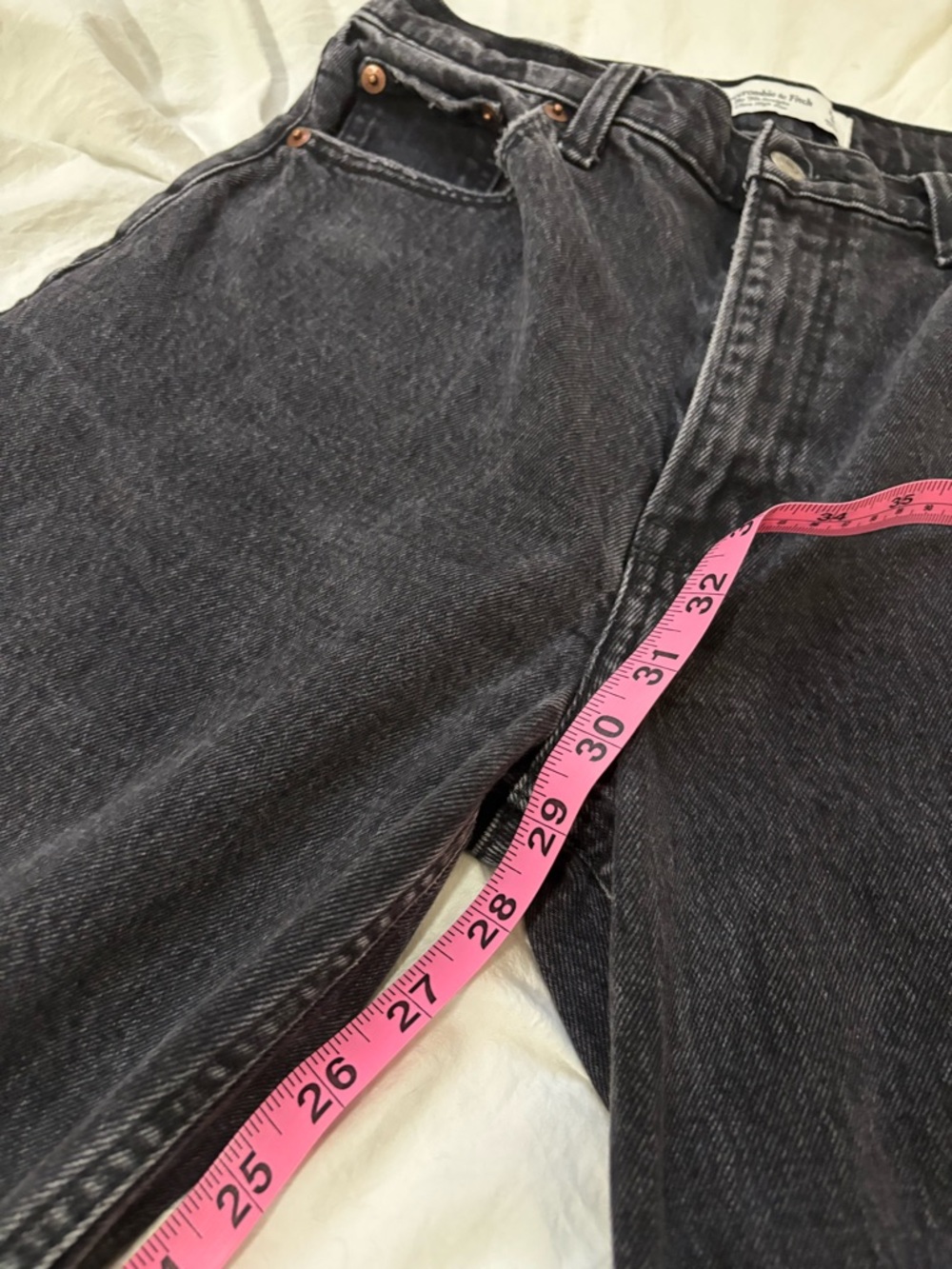 abercrombie 90’s straight ultra high rise jeans - Picture 6 of 7